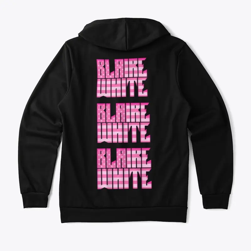 PINK FLAG BW HOODIE